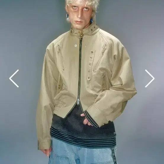 [BUNJANG] Vacant Archive Harrington Jacket Beige / m)베이컨트 아카이브 해링턴 자켓 베이지