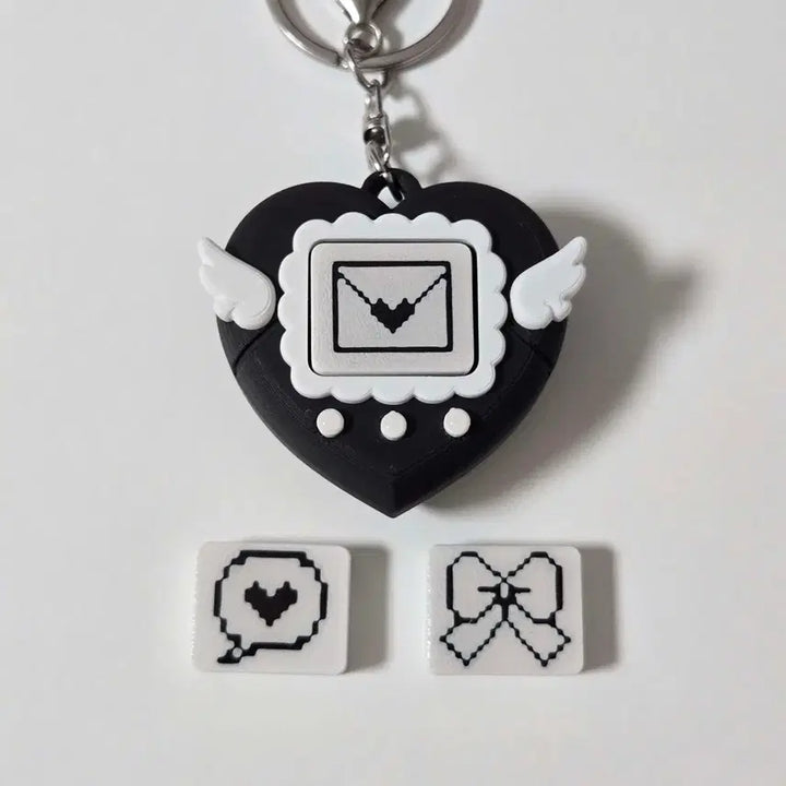 [BUNJANG] Black Heart Tamagotchi Clicker / 엔젤 하트 다마고치 클리커
