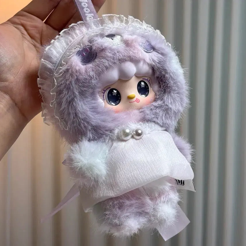 [BUNJANG] Baby Three Yooki Winter Sleep Doll Keyring / [정품] 베이비쓰리 유키 yooki 겨울잠 동면 인형키링 3눈 단순개봉