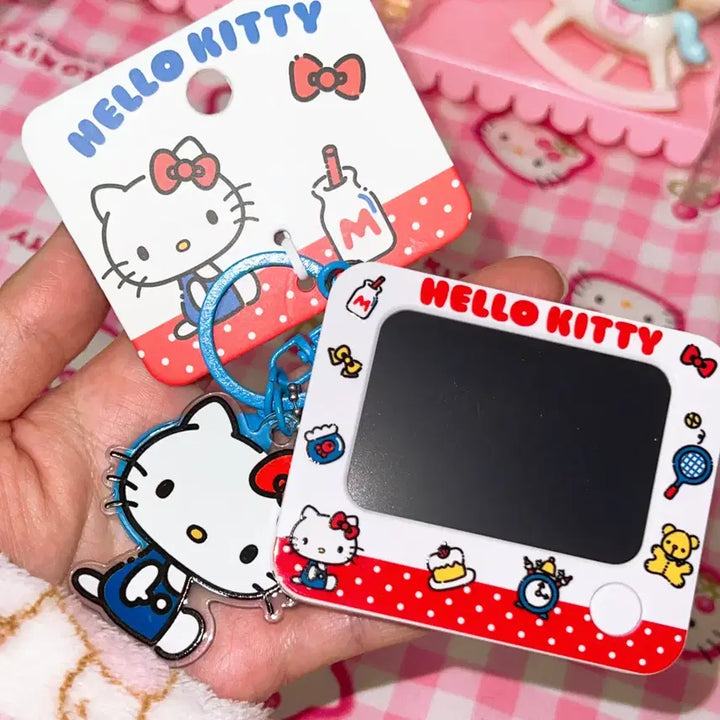 [BUNJANG] Hello Kitty Mini Blackboard Memo Board Keyring / 헬로키티 미니 칠판 메모판 보드판 키링 키체인