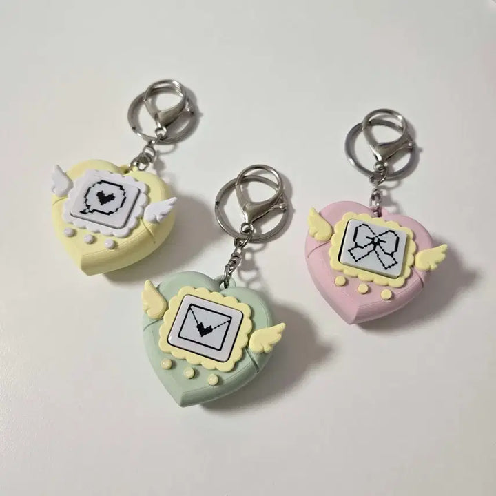 [BUNJANG] Pastel Heart Tamagotchi Clicker / 파스텔 하트 다마고치 클리커
