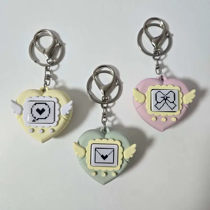 [BUNJANG] Pastel Heart Tamagotchi Clicker / 파스텔 하트 다마고치 클리커