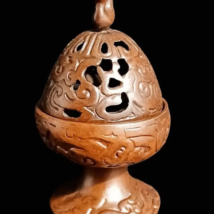 [BUNJANG] Vintage Bronze Rooster Incense Burner / 빈티지 닭 장식 동 브론즈 향로