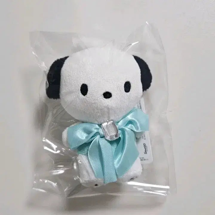 [BUNJANG] Sanrio Pochacco Ribbon Plush Doll / 산리오 포챠코 리본 인형 새상품