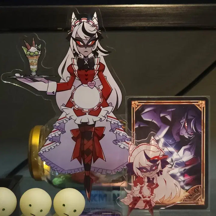 [BUNJANG] Hazbin Hotel Animated Cafe Collaboration Camilla Acrylic Stand Bundle Set / 해즈빈호텔 애니메이트 카페 콜라보 카밀라 아크릴 스탠드 일괄판매