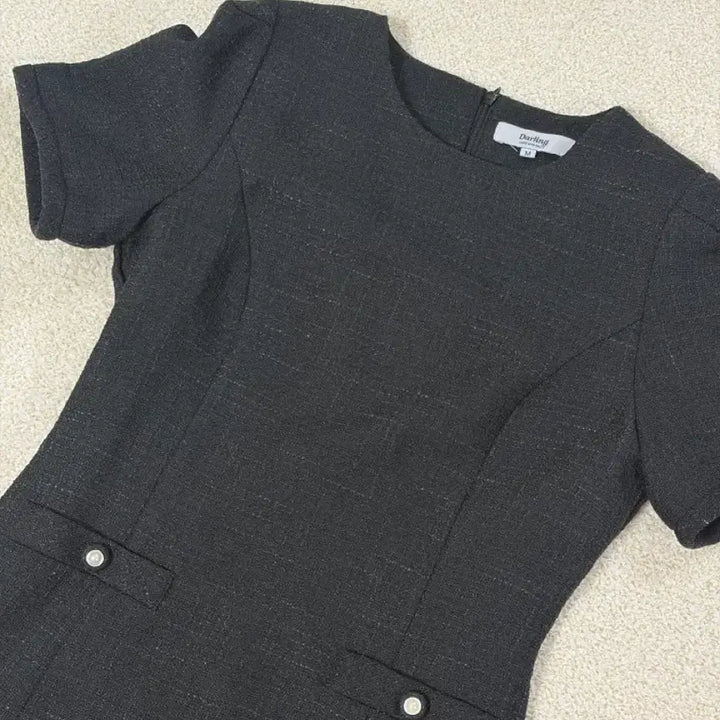 [SOLD OUT] 달트 메리유 트위드 원피스 블랙 M