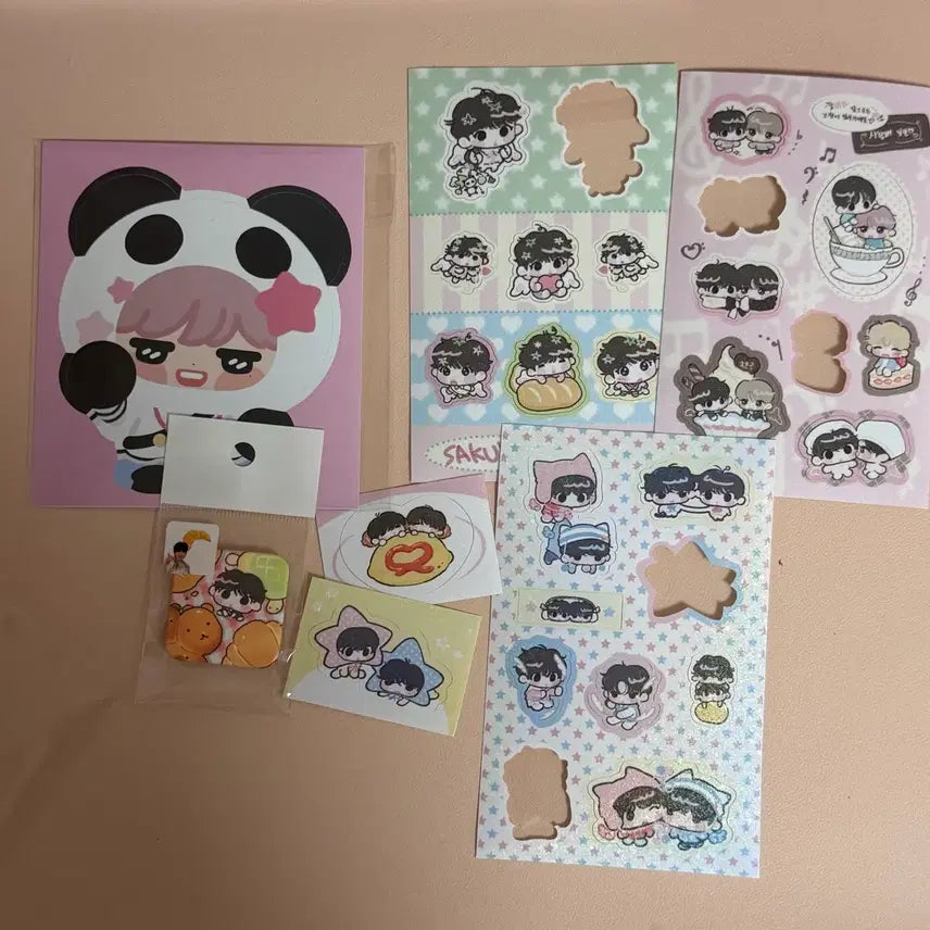 [BUNJANG] NCT WISH Sakuya, Sion, Ryo, Sakuya, Jaehee POB Sticker Bundle / 엔시티위시 사쿠야 시오빵즈 치즈볼즈 부쿠 다 특전 비공굿 스티커
