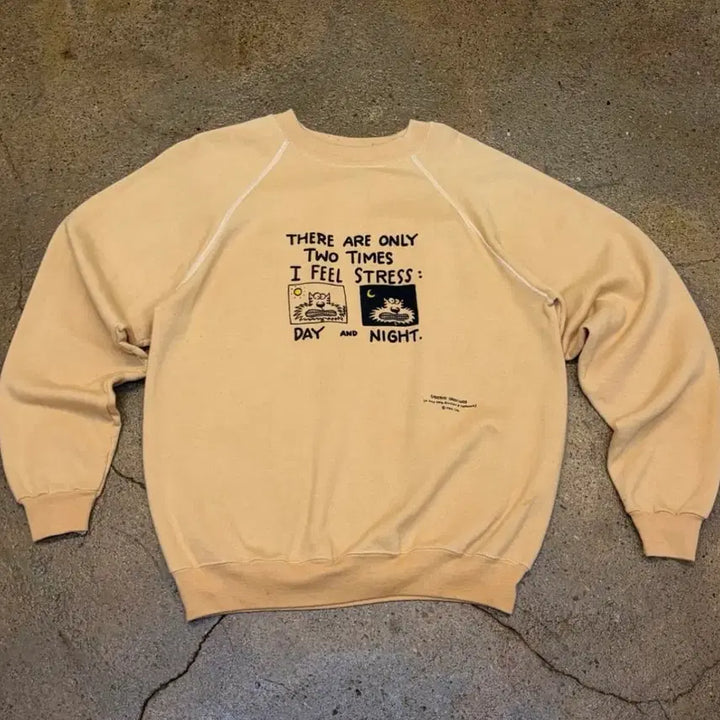 [BUNJANG] Hanes Dog Print Vintage Sweatshirt / 90s Made in USA 미국 빈티지 헤인즈 도그 맨투맨 XL