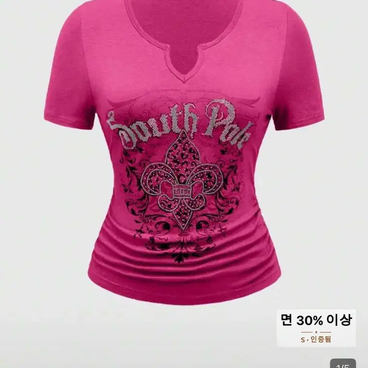 [BUNJANG] SHEIN Pink Short Sleeve T-shirt / 쉬인 핑크 반팔티 팔아요