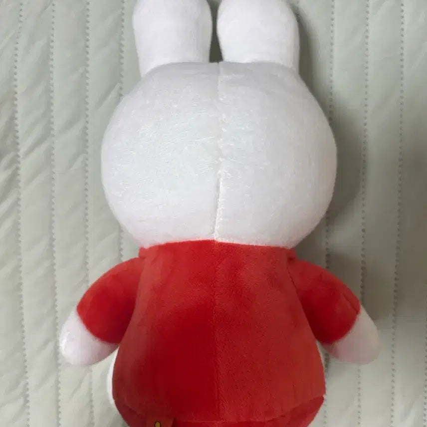 [BUNJANG] Miffy Rabbit Plush Doll (White/Red) / 딕 브루나 미피 인형 토끼 봉제인형 화이트/레드