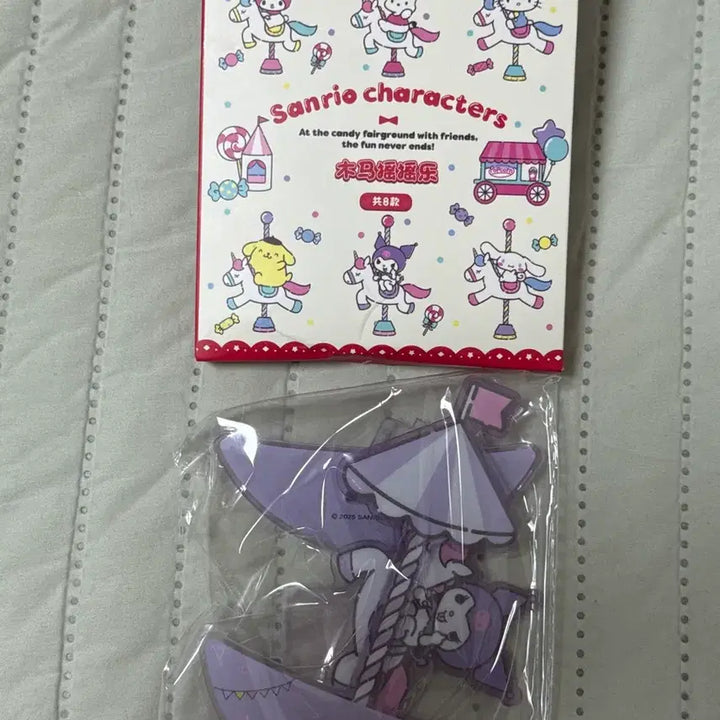 [BUNJANG] Sanrio Kuromi Acrylic Stand - Carousel / 신상!! 산리오 쿠로미 아크릴 스탠드 새상품 놀이동산 회전목마(재고2)