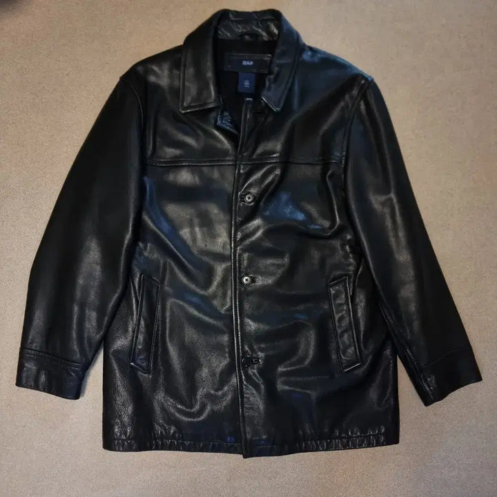 [BUNJANG] Gap Old Gap Leather Car Coat L / 갭 올드갭 gap 레더 가죽 카코트 L
