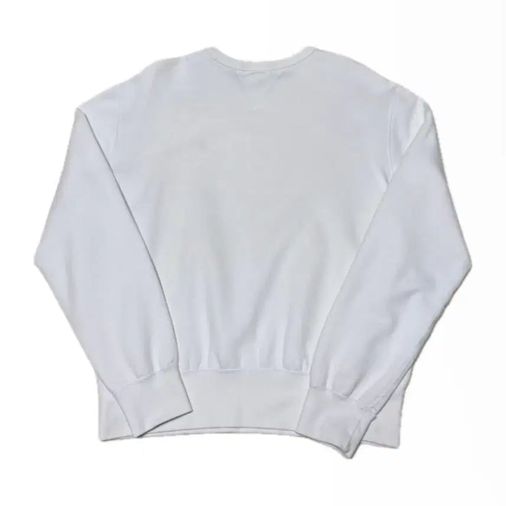 [BUNJANG] Polo Ralph Lauren White and Blue Terry Sweatshirt / 폴로 흰파 기모 맨투맨 (qr)