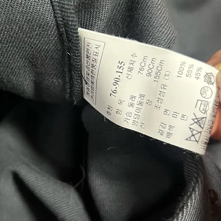[BUNJANG] SJSJ Charcoal Cotton Hooded Safari Jacket / 한섬 SJSJ 백자수 후드 야상 점퍼 사파리 자켓 차콜 코튼 면 간절기