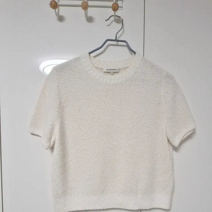 [BUNJANG] Hansome The Cashmere Terry Half Sleeve Knit Top / 한섬 더 캐시미어 테리 하프 슬리브 니트 탑