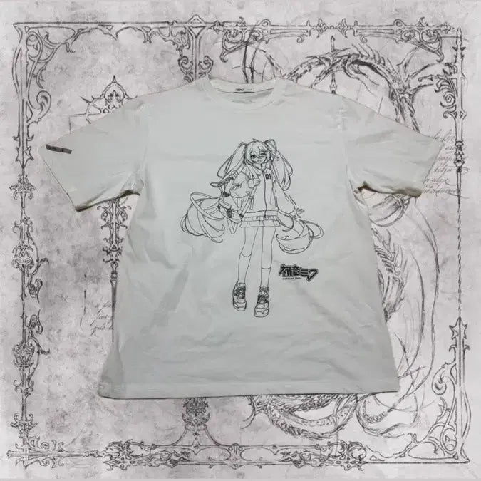 [BUNJANG] Spao Hatsune Miku Collaboration T-shirt / 스파오 하츠네미쿠 콜라보 티셔츠