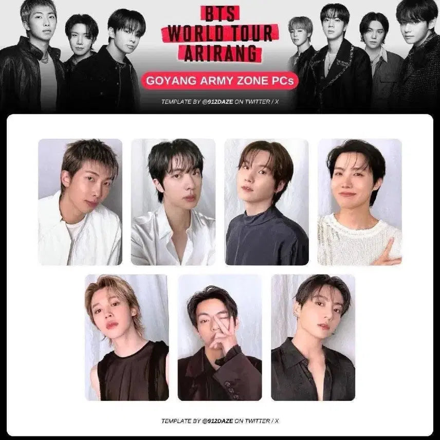 [BUNJANG] BTS Arirang Goyang ARMY ZONE Photocard / 방탄소년단 아리랑 고양 아미존 포토카드