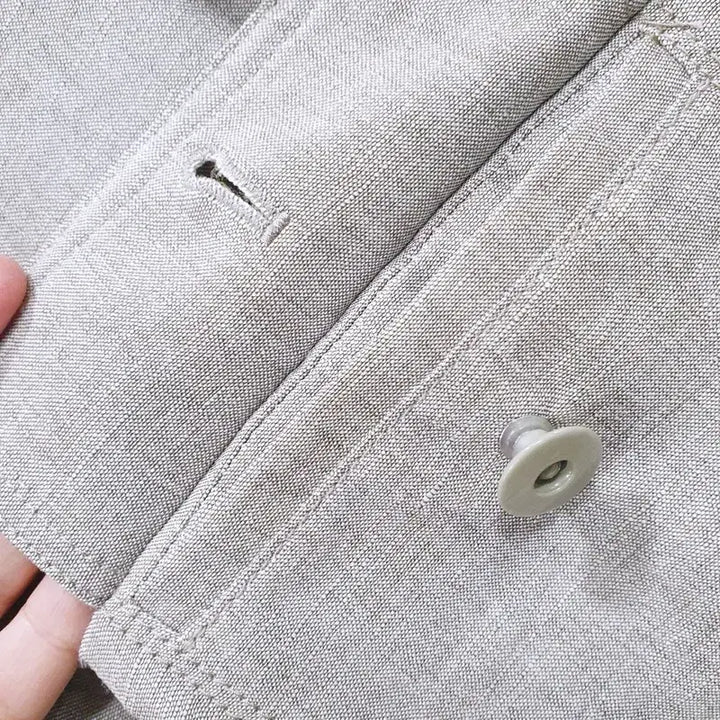 [BUNJANG] DEWL 23SS Linen Crop Jacket &amp; Pants Set / 듀엘 23ss 린넨 크롭자켓 상하의 세트