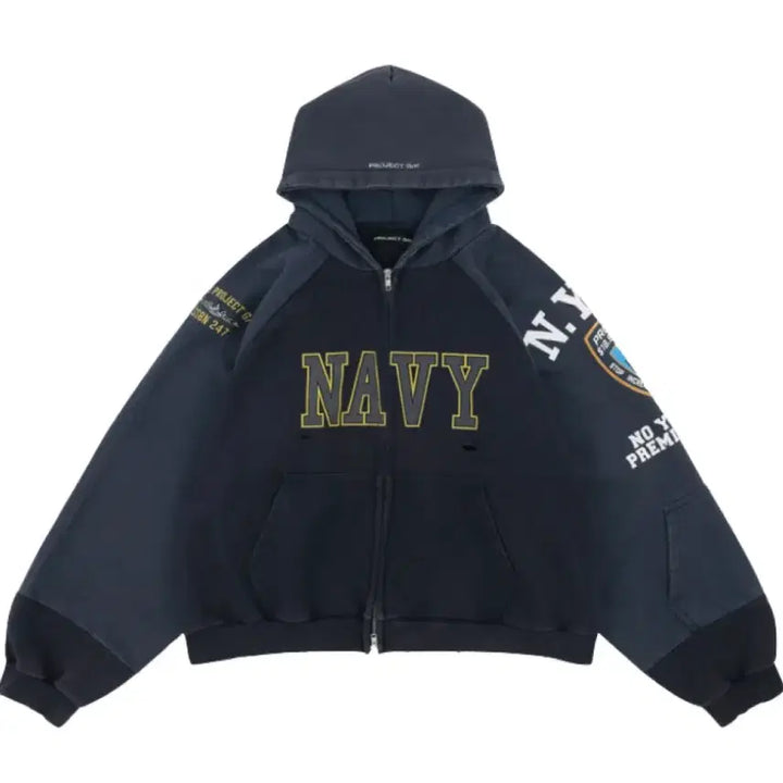 [BUNJANG] Project GR Reconstructed Hooded Zip-up / 프로젝트gr 리컨스트럭티드 후드집업