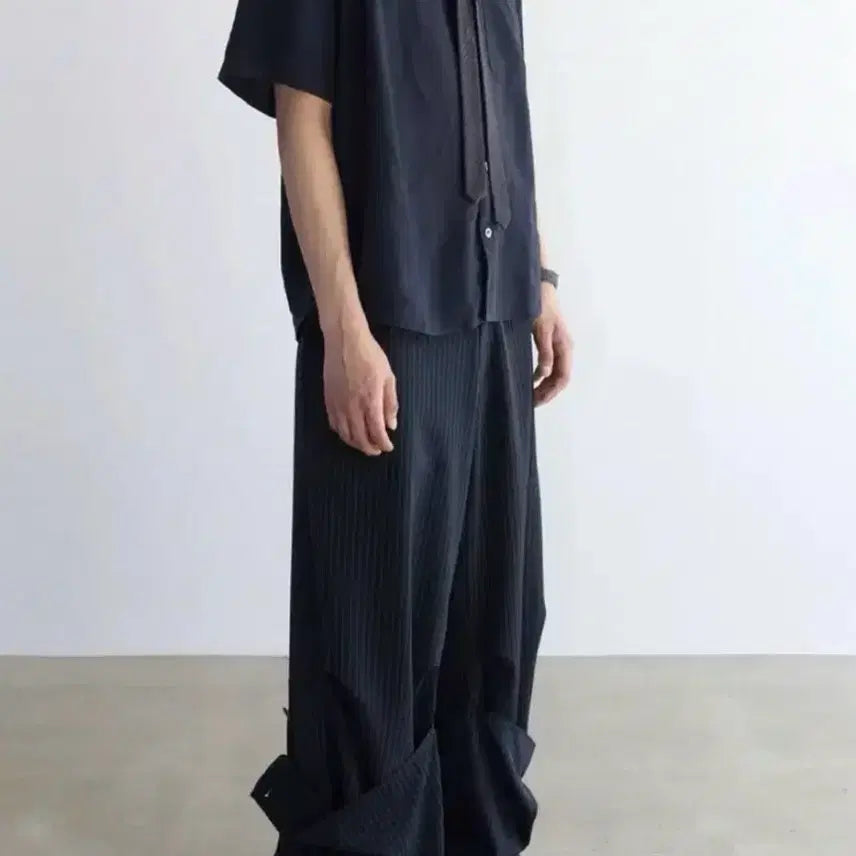 [BUNJANG] Hatching Room Armor Pants Stripe Dark Navy / 해칭룸 아머팬츠 스트라이프 다크네이비 3
