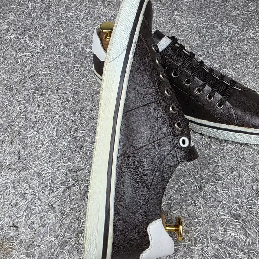 [SOLD OUT] 정품] Zegna 제냐 레더 스니커즈 EU7/260 상태 좋음