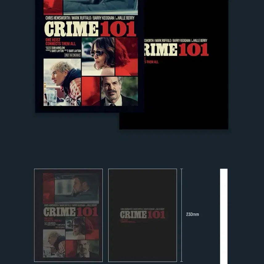 [BUNJANG] Crime 101 Megabox Original Ticket Book &amp; Poster / 크라임101 메가박스 오리지널티켓북 오티북 포스터