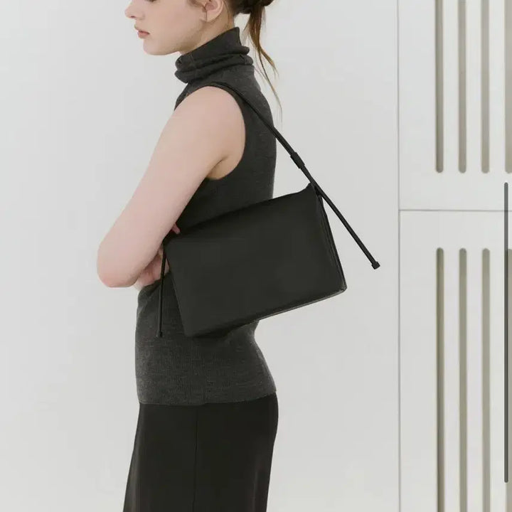 [BUNJANG] Fredde Moi Pile Bag (Black) / 프레드무아 파일백 pile bag (블랙)