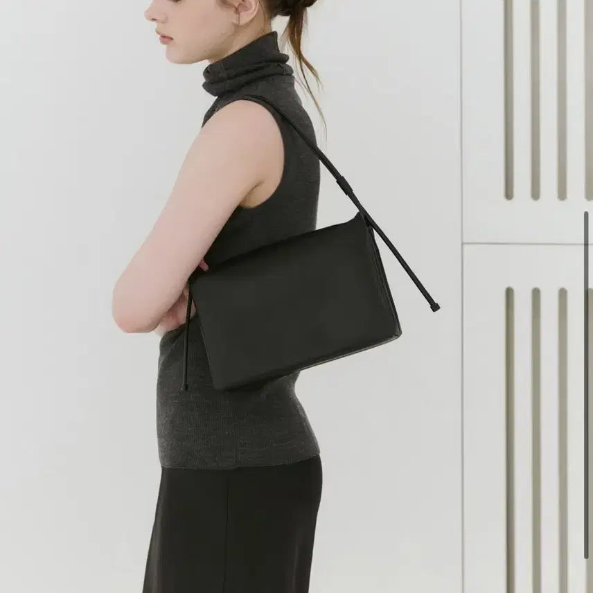 [BUNJANG] Fredde Moi Pile Bag (Black) / 프레드무아 파일백 pile bag (블랙)