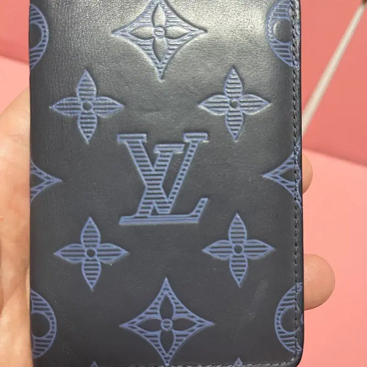 [BUNJANG] Louis Vuitton Pocket Organizer Shadow Navy Card Holder / 루이비통 포켓오거나이저 쉐도우 네이비 카드지갖