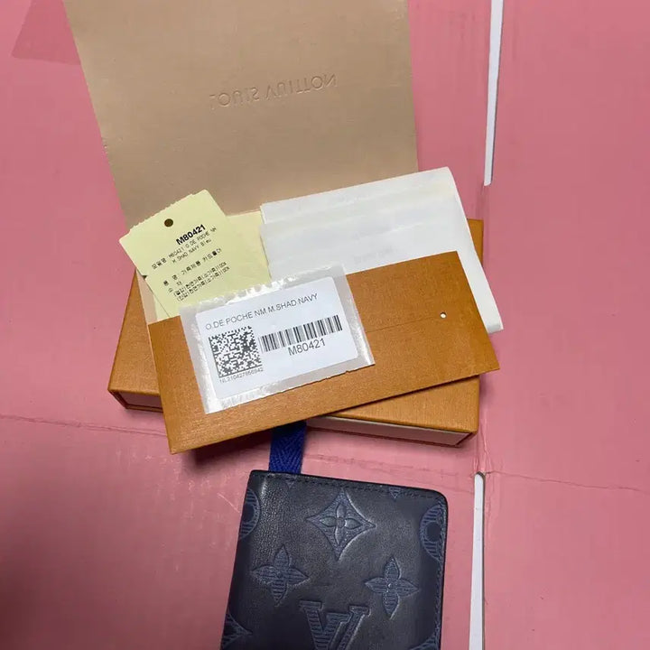 [BUNJANG] Louis Vuitton Pocket Organizer Shadow Navy Card Holder / 루이비통 포켓오거나이저 쉐도우 네이비 카드지갖