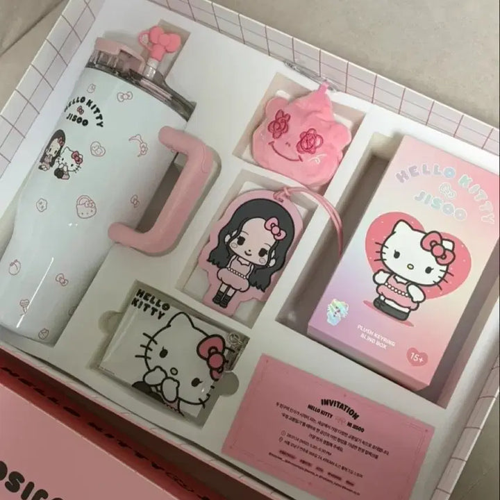 [BUNJANG] Hello Kitty Jisoo Collaboration Goods Set / 헬로키티 지수 콜라보 세트 굿즈