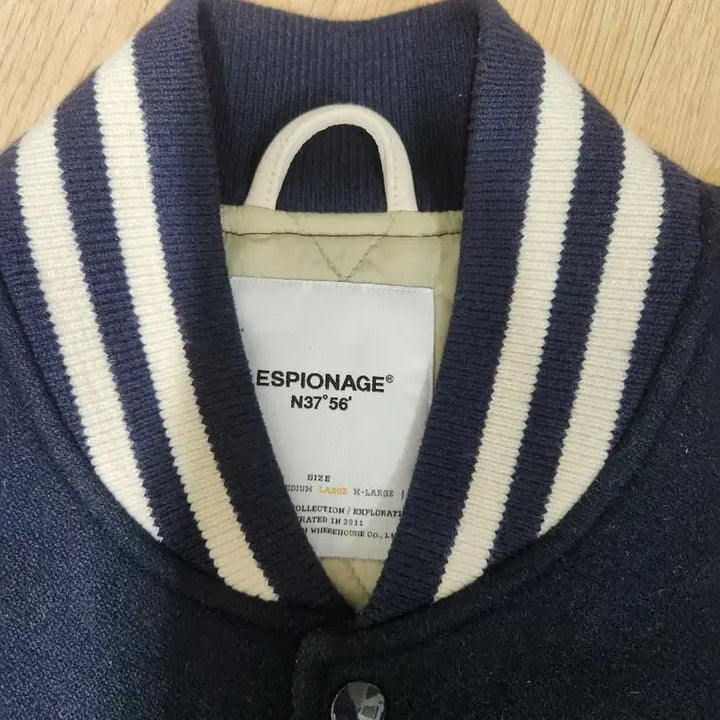[BUNJANG] Espionage Wool Varsity Jacket XL / 에스피오나지 울 바시티 자켓 XL판매