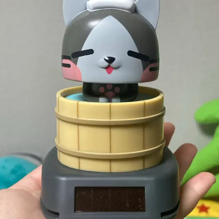 [BUNJANG] Classic Neko Atsume Cat Onsen Nohobon Wiggling Head Figure / 고전 네코아츠메 고양이 온천 노호혼