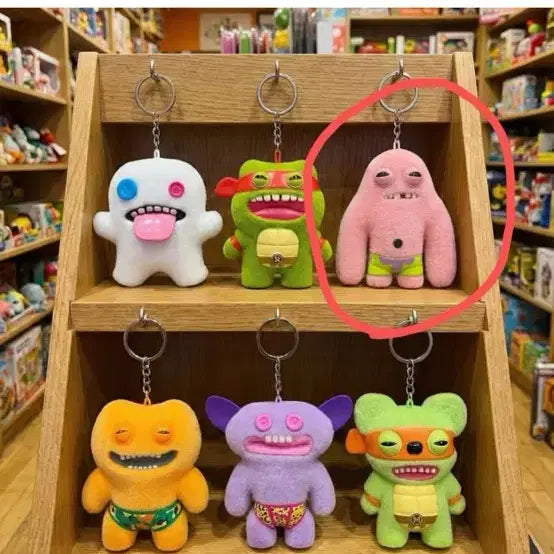 [BUNJANG] Fuggler Ttoongi Rare Random Keyring / 퍼글러 뚱이 레어 랜덤키링