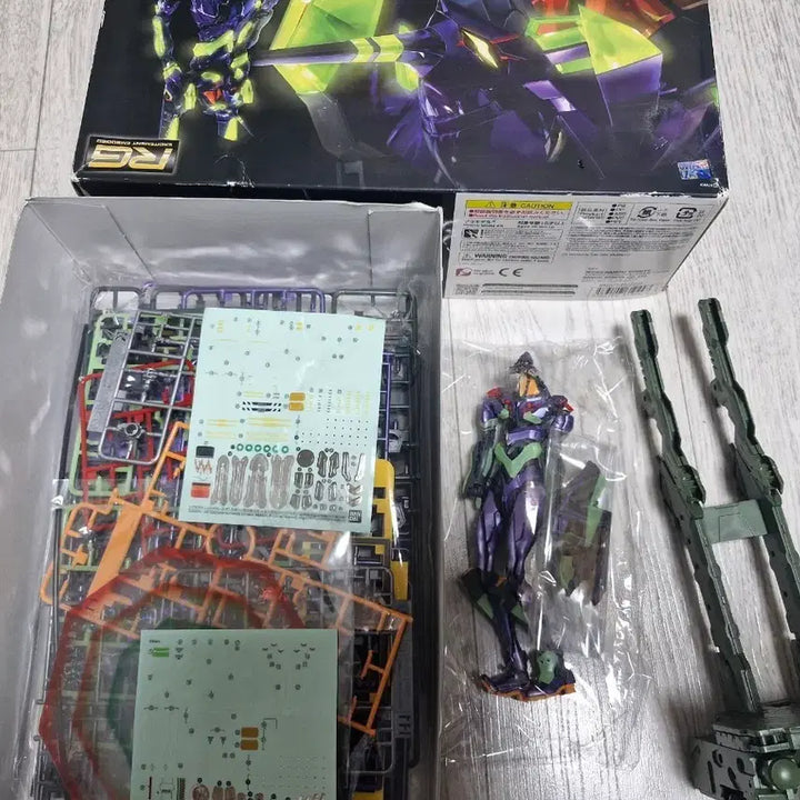 [BUNJANG] Bandai Evangelion RG Unit-01 + Transport Platform Model Kit / 반다이 에반게리온 프라모델 RG 초호기 + 수송대