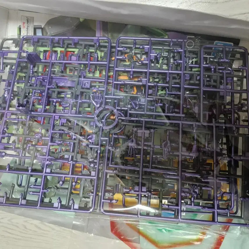 [BUNJANG] Bandai Evangelion RG Unit-01 + Transport Platform Model Kit / 반다이 에반게리온 프라모델 RG 초호기 + 수송대