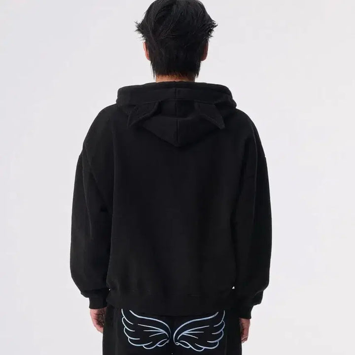 [SOLD OUT] 예그 윙 후디 블랙