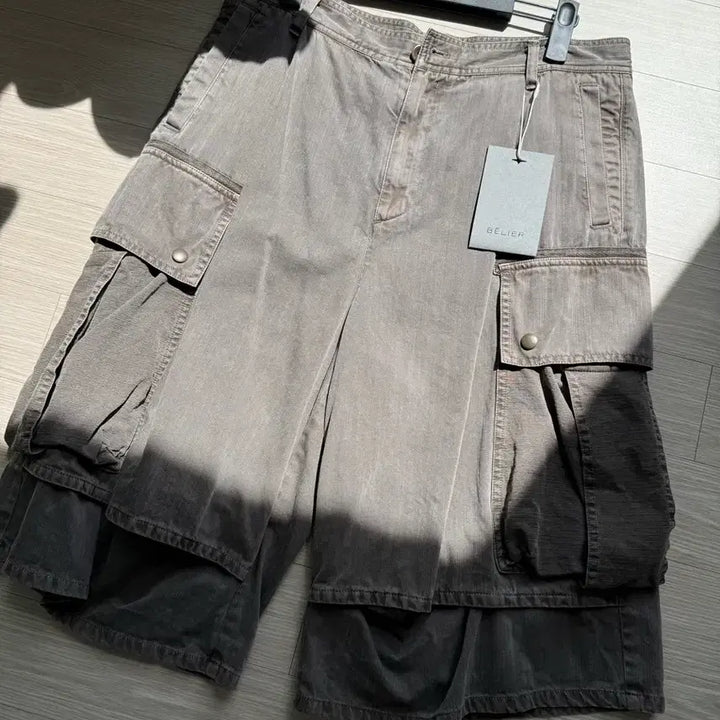[BUNJANG] Vellie Road Trip Cargo Bermuda Pants / 벨리에_로드 트립 카고 버뮤다 팬츠