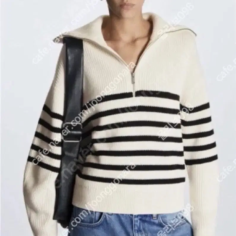 [BUNJANG] COS Knitted Half Zip Sweater / [새상품] 코스 니티드 하프 집 스웨터, COS