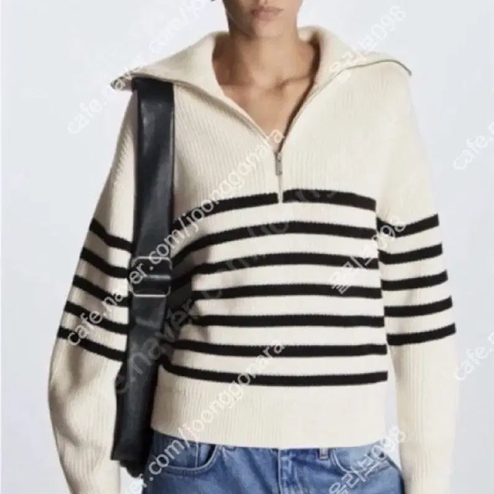 [BUNJANG] COS Knitted Half Zip Sweater / [새상품] 코스 니티드 하프 집 스웨터, COS