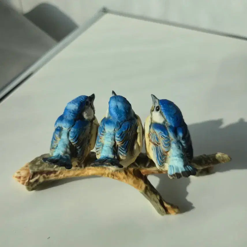 [SOLD OUT] (카포디몬테) 파랑지빠귀 피겨린 _작가싸인있음