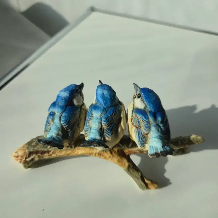 [SOLD OUT] (카포디몬테) 파랑지빠귀 피겨린 _작가싸인있음