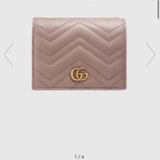 [BUNJANG] Gucci Marmont Bi-fold Wallet Beige / 구찌 마몬트 반지갑 베이지색상