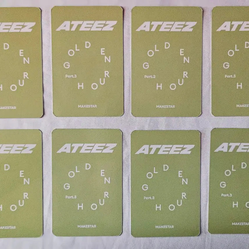 [BUNJANG] ATEEZ Golden Hour Part.3 MAKESTAR POB Dinosaur Ver. Photocard Set / 에이티즈 골든아워3 메이크스타 미공포 특전 포카 공룡ver