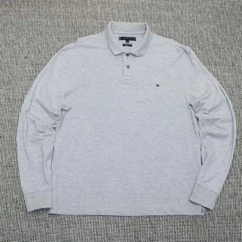 [BUNJANG] Tommy Hilfiger Long Sleeve Polo Shirt / 타미힐피거 정품 긴팔 카라티 100