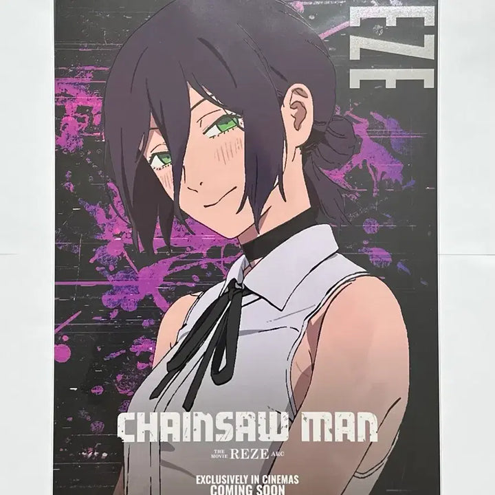 [BUNJANG] Chainsaw Man Reze/Bomb Taiwan Exclusive Poster Bundle Set / (택포 10)체인소맨 대만 한정 레제/밤 단독 포스터 일괄