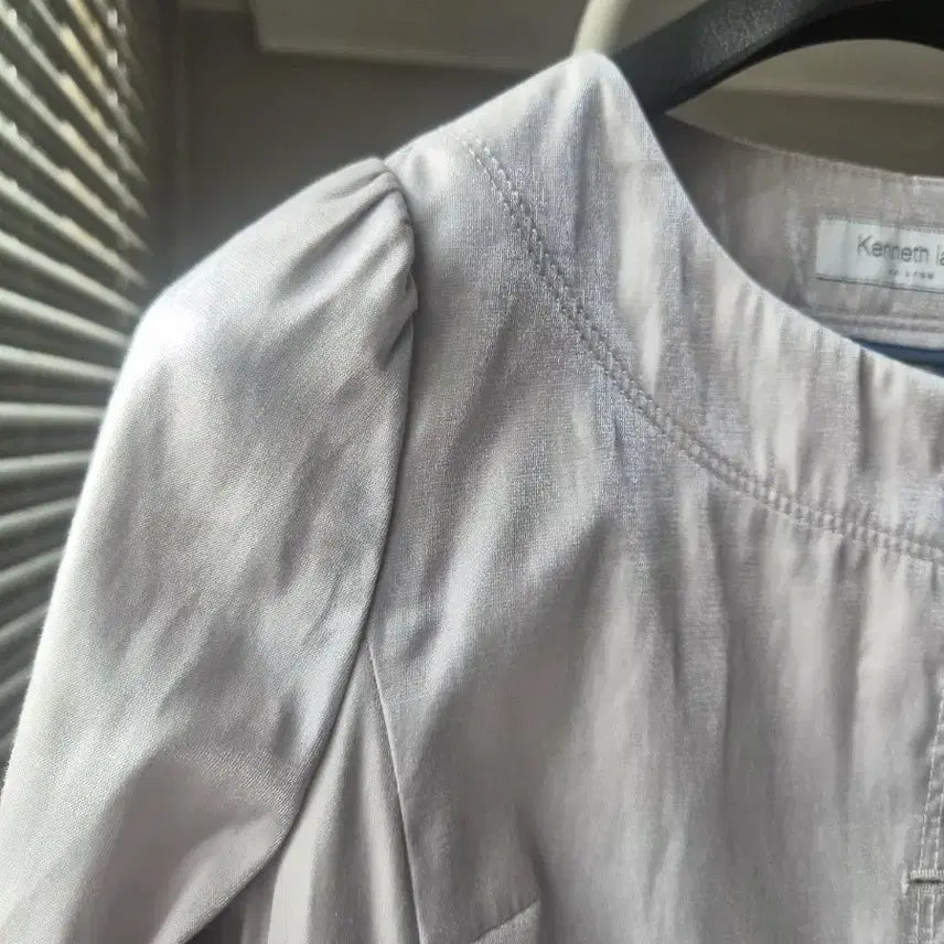 [BUNJANG] Kenneth Lady Silver-Gray Trench Jacket / 1회 착용) 케네스레이디 실버그레이 트렌치 자켓 85-90-160, 55