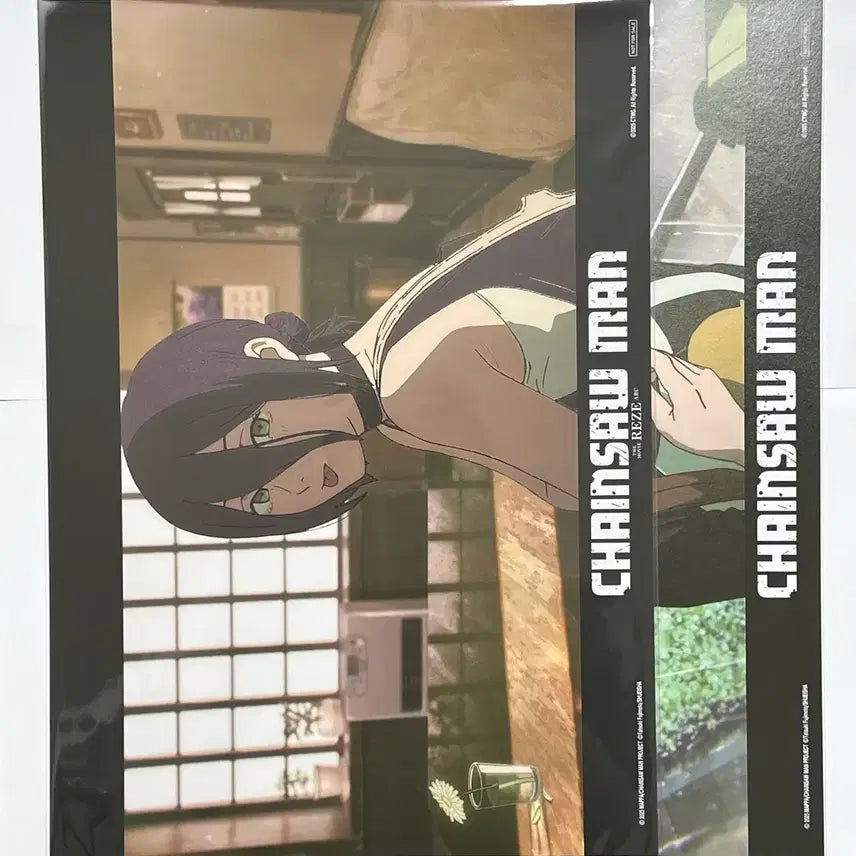 [BUNJANG] Chainsaw Man Taiwan Luminous/Scented Poster Bundle Set / (택포 10)체인소맨 대만 한정 야광/향기 포스터 4종 일괄