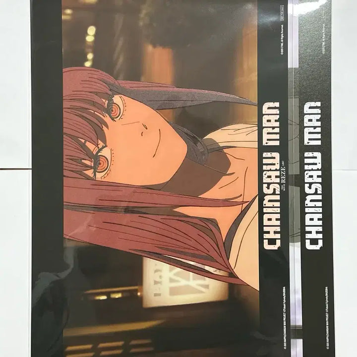 [BUNJANG] Chainsaw Man Taiwan Luminous/Scented Poster Bundle Set / (택포 10)체인소맨 대만 한정 야광/향기 포스터 4종 일괄
