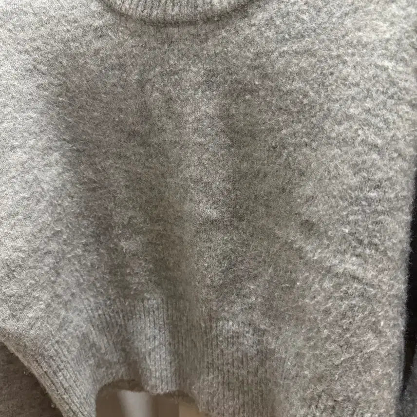 [BUNJANG] ZARA Gray Crop Knit Sweater / 자라 크롭 회색 니트
